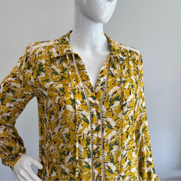 Maeve Anthropologie Janie Hare Flouncy Blouse - Picture 4 of 14